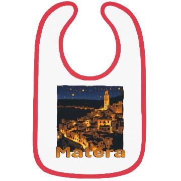 Discover Matera Italy Sunset Night Starry Sky Bibs