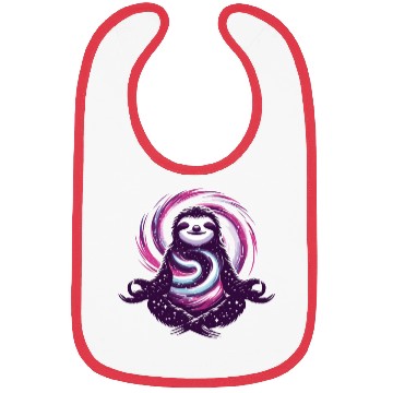 Discover Meditating Sloth - Become One with the chill Bibs