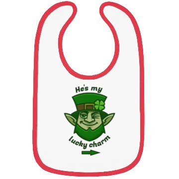 Discover St. Patrick's Day Lucky Charm for Her Bibs