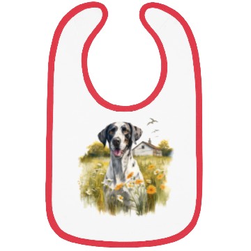 Discover Pointer Meadow Cottagecore Serenity Men Women Bibs