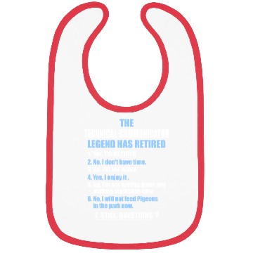 Discover Retirement gift idea Retired Bibs