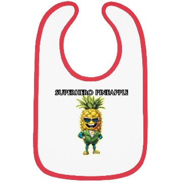 Discover Superhero Pineapple Bibs