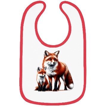 Discover Cub and Great Red Foxes Bibs