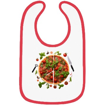 Discover Pizza Garden Harvesting Green Thumb Bibs