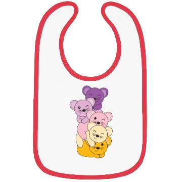 Discover Trixic Flag Pride Lgbtq Cute Mouse Bibs