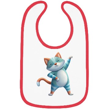Discover Funny Cat Dabbing A Hilarious Dance Design Bibs
