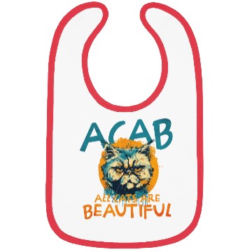 Discover ACAB All Cats Are Beautiful Bibs