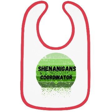 Discover Shenanigans Coordinator for St Patrick's Day Bibs