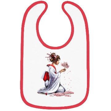 Discover Japanese Samurai Girl Bibs