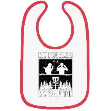 Discover Disc Golf Player My Problem My Pictogram Dad Mom Bibs