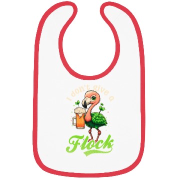 Discover Irish Flamingo St Patricks Don't Give A Flock Beer Bibs