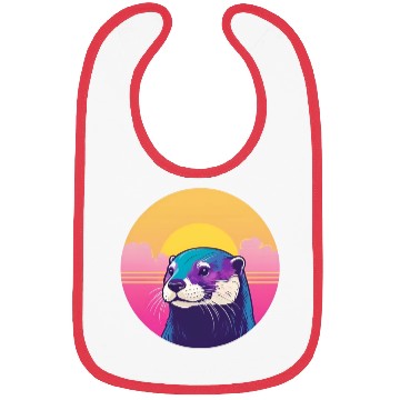 Discover Synthwave Otter 1 Bibs