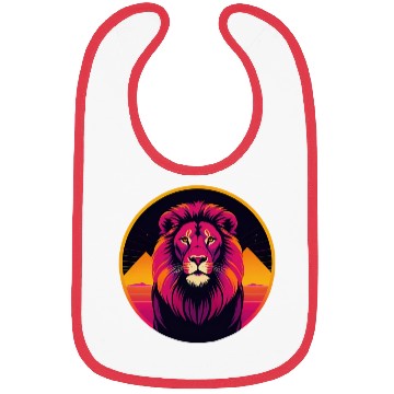 Discover Synthwave Lion Bibs