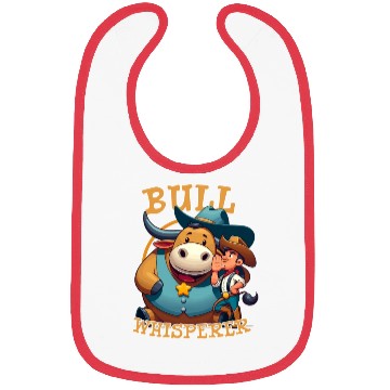 Discover Rodeo Bull Riding Livestock Show Farmer Cattle Bibs