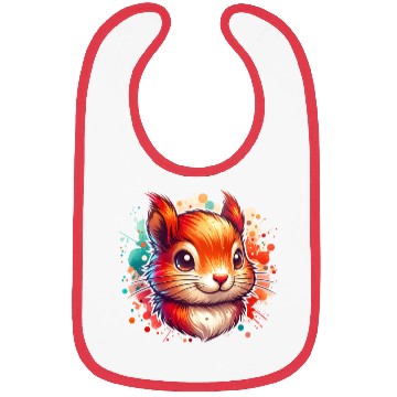 Discover Squirrel Nuts Animal Lover Cool Design Bibs