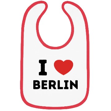 Discover I Love Berlin Germany Bibs