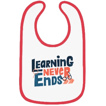 Discover Learning Never Ends Bibs