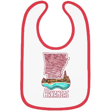 Discover ARKANSAS FLOWING RIVERS NATURAL STATE Bibs