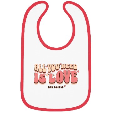 Discover [AMY store] - Love and Coffee Cute Typography Bibs
