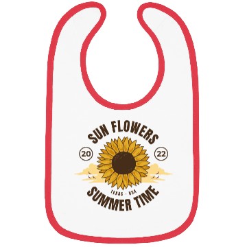 Discover [AMY store] - Sun Flowers Summer Time Bibs
