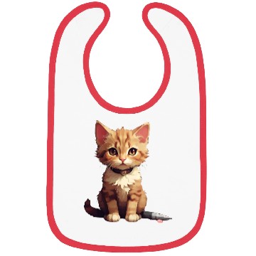 Discover Cute cat Bibs
