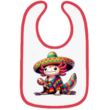 Discover Cinco de Mayo Axolotl: Celebratory Design Bibs