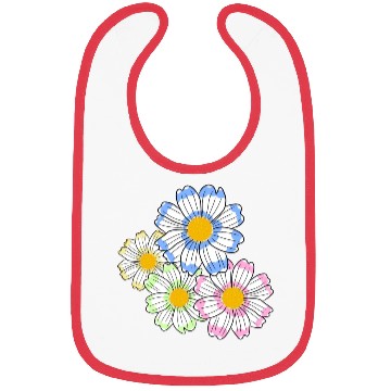 Discover cosmosflower blossom flowerpattern floral flower Bibs