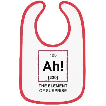 Discover Ah The Element Of Surprise Bibs
