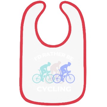 Discover I Would Rather Be Cycling Funny Gift Bibs