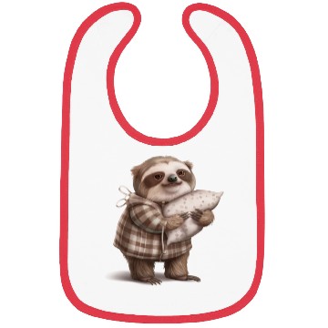 Discover Sloth in Robes: Relaxation Mode On Bibs