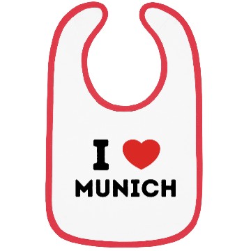 Discover I Love Munich Germany Bibs