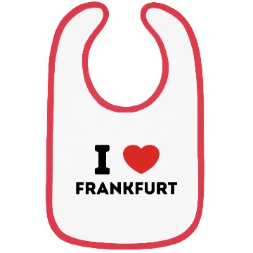 Discover I Love Frankfurt Germany Bibs