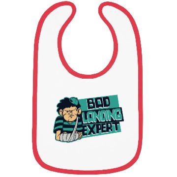 Discover Bad Landing Expert Broken Finger Broken Bone Bone Bibs