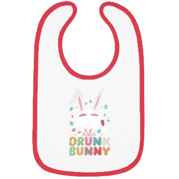 Discover I'm The Drunk Bunny Easter Day Bibs