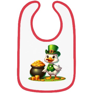 Discover St. Patrick's Day Elephant Green Bibs