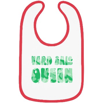 Discover Yard Sale Queen green camo Bibs