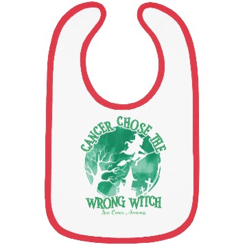 Discover Cancer Witch Green Liver Cancer Bibs