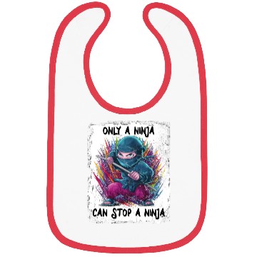 Discover Only a Ninja can stop a Ninja Bibs