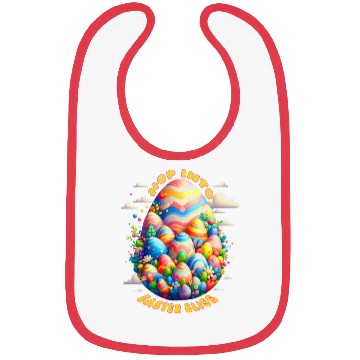 Discover Vibrant Easter Egg Design for a Festive Easter Day Bibs