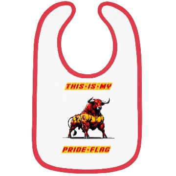 Discover This is my pride flag Spain Bibs