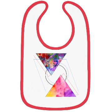 Discover Geometric Art Bibs