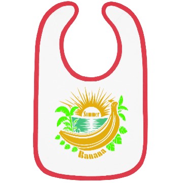Discover Banana Summer Vector Bibs Design