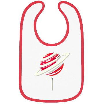Discover Saturn Planet Lollipop Bibs