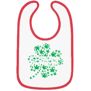 Discover Irish Clover Weed Kiss Me Highish Bibs
