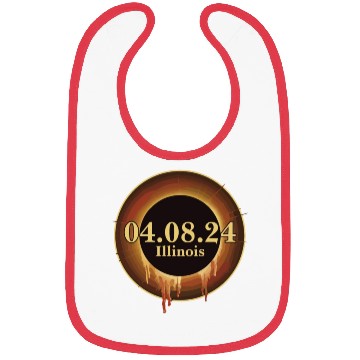 Discover Total Solar Eclipse Path of Totality Illinois Bibs