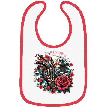 Discover Skeleton's Sakura Bibs