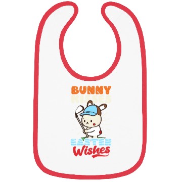 Discover Golf Easter Bunny Kisses Easter Wishes Bibs