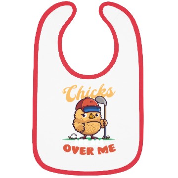 Discover Golf Easter Chicks All Over Me Bibs