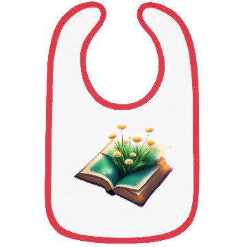 Discover Book and Flower Bibs