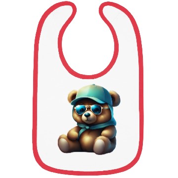 Discover Teddy bear,Cute Teddy Bear Bibs